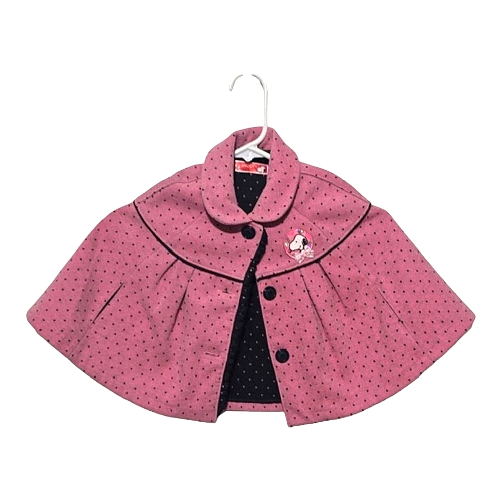 Snoopy Poncho Girls Size S Toddler